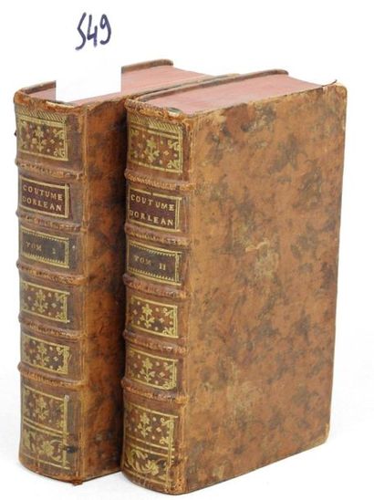 Les COUTUMES D'ORLEANS 1760

COUTUMES des...