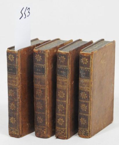 Works by ROUSSEAU - LONDON 1753

Complete...