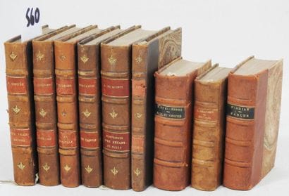 LITERATURE. 9 vol..:

* Paul BOURGET - UN...