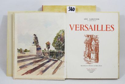 VERSAILLES: by Léo LARGUIER. - AQUARELLES...