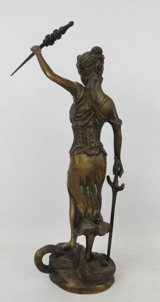 STENER : Orientale les yeux bandés. Bronze....