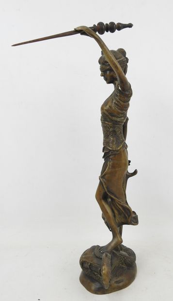 STENER : Orientale les yeux bandés. Bronze....