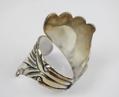 ANTON STERLING MEXICO, bracelet manchette...