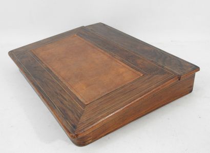 ECRITOIRE de voyage en bois et filets de...