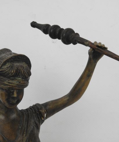 STENER : Orientale les yeux bandés. Bronze....