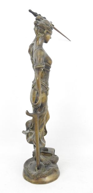 STENER : Orientale les yeux bandés. Bronze....