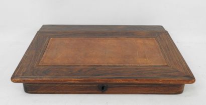 ECRITOIRE de voyage en bois et filets de...
