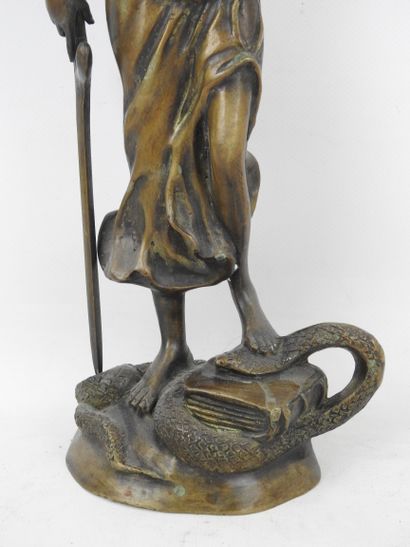 STENER : Orientale les yeux bandés. Bronze....