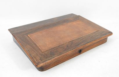 ECRITOIRE de voyage en bois et filets de...