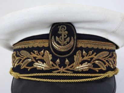 FRANCE. Casquette d'administrateur colonial...