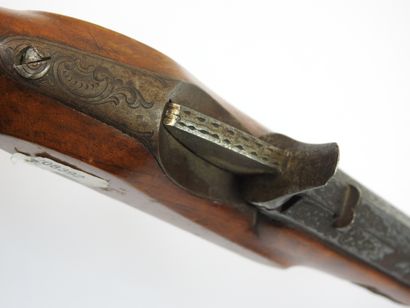 FRANCE. Pistolet de salon système Flobert...