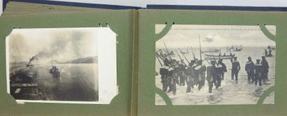 ALBUM CPA. Collection d'environ 100 cartes...