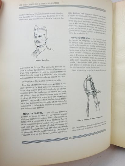 BUCQUOY (E.L.) Les uniformes de l'armée française...