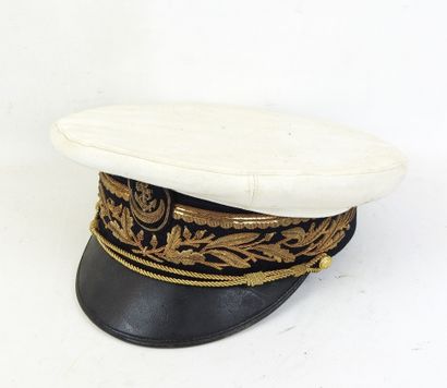 FRANCE. Casquette d'administrateur colonial...