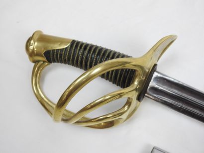 FRANCE. Sabre de carabiniers modèle 1854,...
