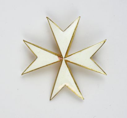 AUTRICHE. Ordre de Malte, croix de chevalier...