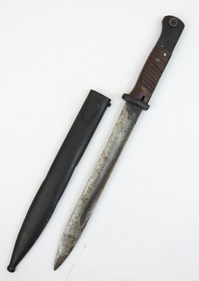 ALLEMAGNE. Baïonnette Mauser 98K, lame numérotée...