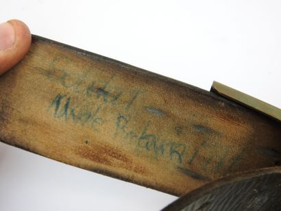 GERMANY. Belt with Bavarian plate model 1895...