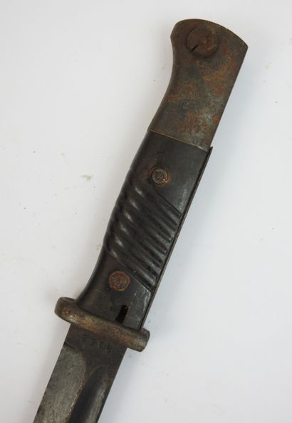 ALLEMAGNE. Baïonnette Mauser 98K, lame numérotée...