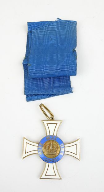 PRUSSE. Ordre royal de la couronne, croix...
