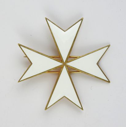 AUTRICHE. Ordre de Malte, croix du grand...