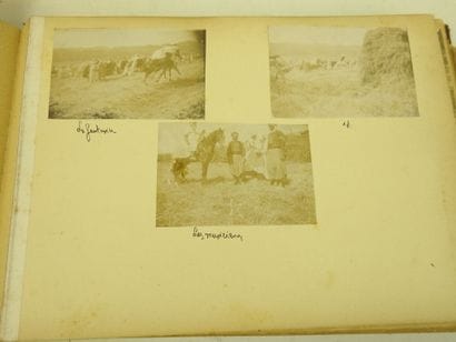 
ALBUM PHOTO. Album d'un officier de spahis...