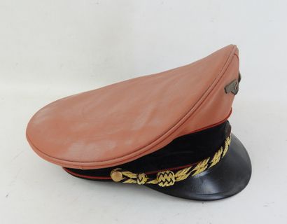 ALLEMAGNE. Casquette de chef de gare de la...