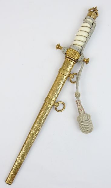 ALLEMAGNE. Dague d'officier de la marine...