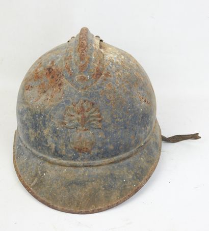 FRANCE. Casque Adrian M15 d'infanterie en...