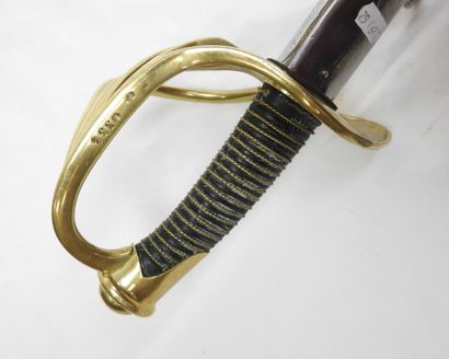 FRANCE. Sabre de carabiniers modèle 1854,...