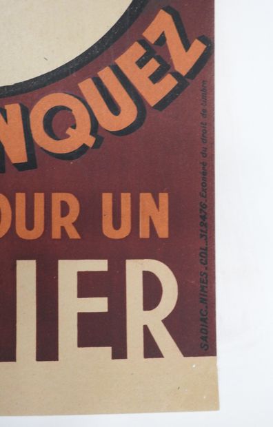 AFFICHE. 