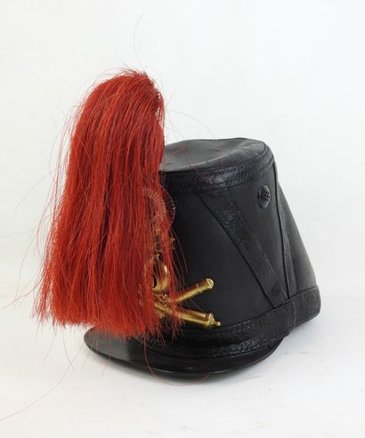 FRANCE. Shako d'artillerie modèle 1860 