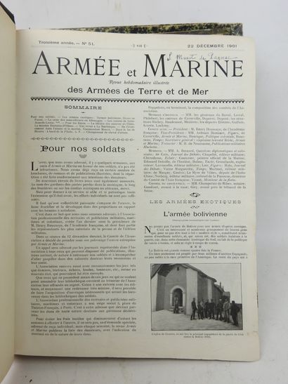 ARMEE & MARINE, revue hebdomadaire illustrée...