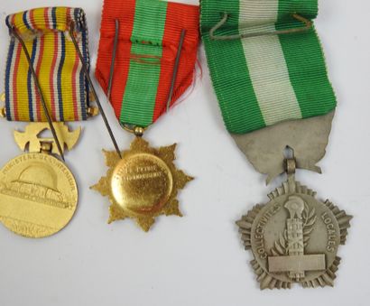 FRANCE. Lot de 10 médailles diverses, hommage...