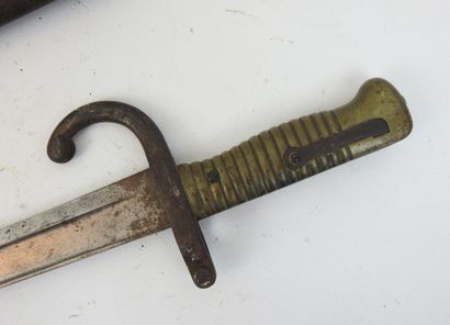 FRANCE. Baïonnette Chassepot modèle 1866...