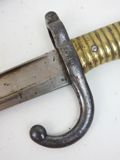 FRANCE. Baïonnette Chassepot modèle 1866...