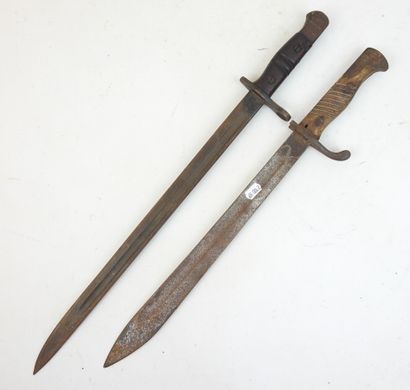LOT. Baïonnette Mauser 1915 signée de Simson...