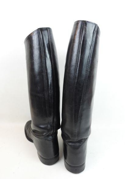 ALLEMAGNE. Paire de bottes d'officier allemand...