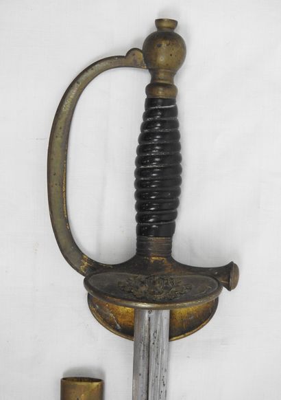 FRANCE. Epée modèle 1872 de polytechnicien...