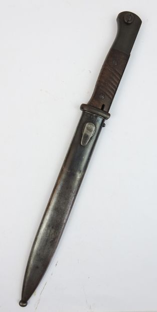 ALLEMAGNE. Baïonnette Mauser 98K, lame numérotée...
