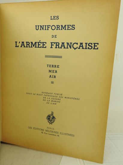BUCQUOY (E.L.) Les uniformes de l'armée française...