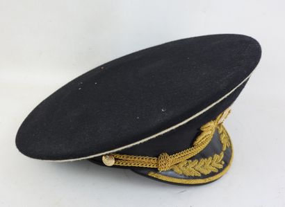 URSS. Casquette d'amiral soviétique en drap...