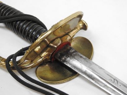 FRANCE. Epée modèle 1816 à ciselure d'officier...