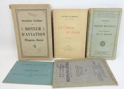 DOCUMENTS. Suite de 3 notices sur les moteurs...