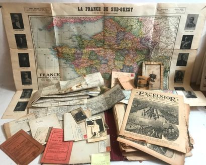 FRANCE. L'Excelsior, lot de journaux, année...
