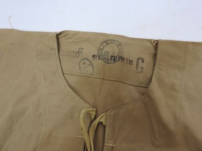FRANCE. Gandourah modèle 1920 en toile de...