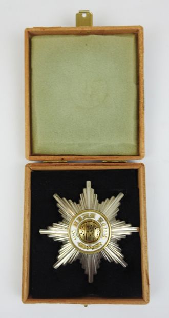 BULGARIE. Ordre de St Alexandre, plaque de...