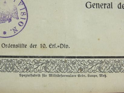 ALLEMAGNE. Croix de fer de 2e classe, fabrication...
