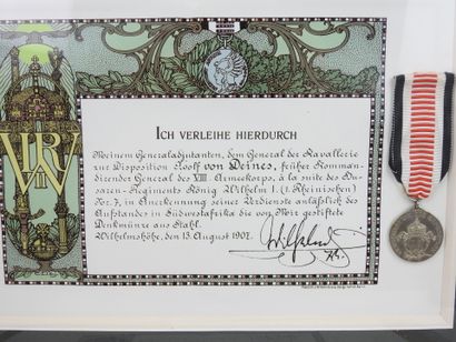 ALLEMAGNE. Médaille commémorative de la campagne...