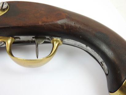 FRANCE. Pistolet à silex de cavalerie modèle...